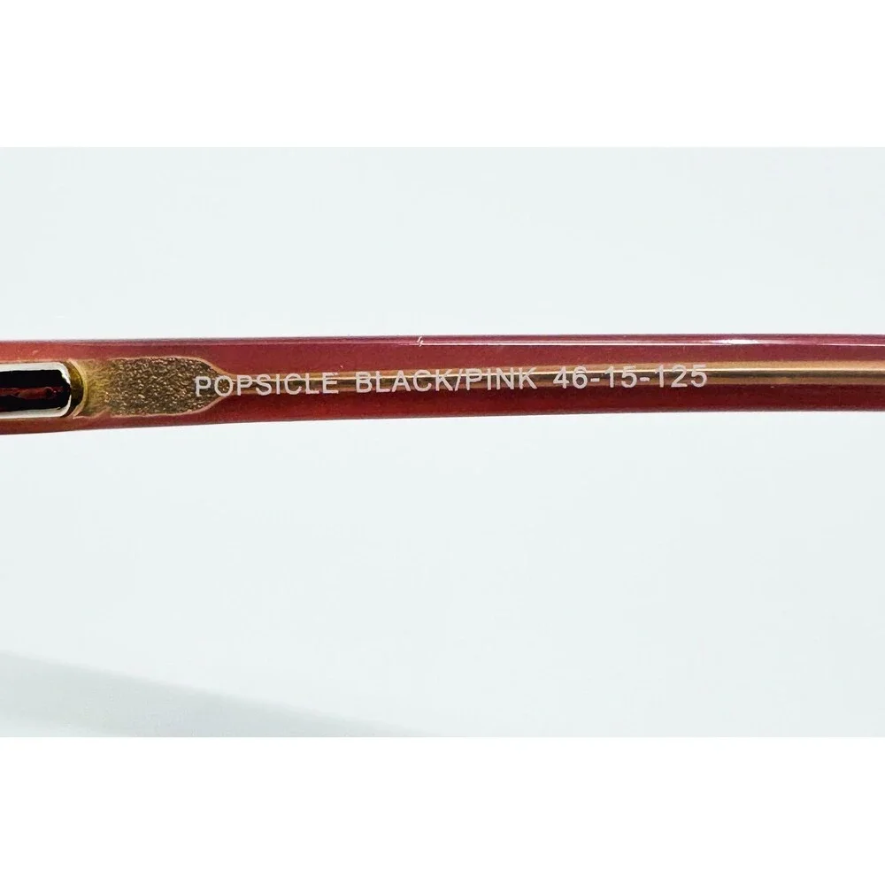 Modern Modz Popsicle Eyeglasses Kids Black Pink Cat Eye 46-15-125